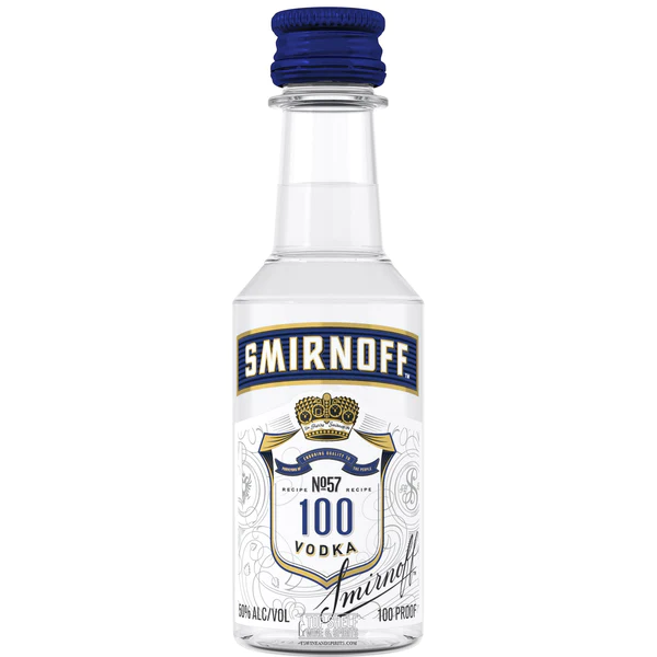 Smirnoff 100 Proof Mini 10 pack 50ml
