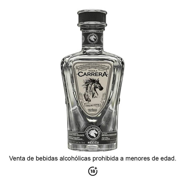 Tequila Carrera Reposado Cristalino 750 ml