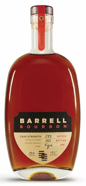 Barrell Bourbon Cask Strength Batch #033 Proof 116.6 750 ml