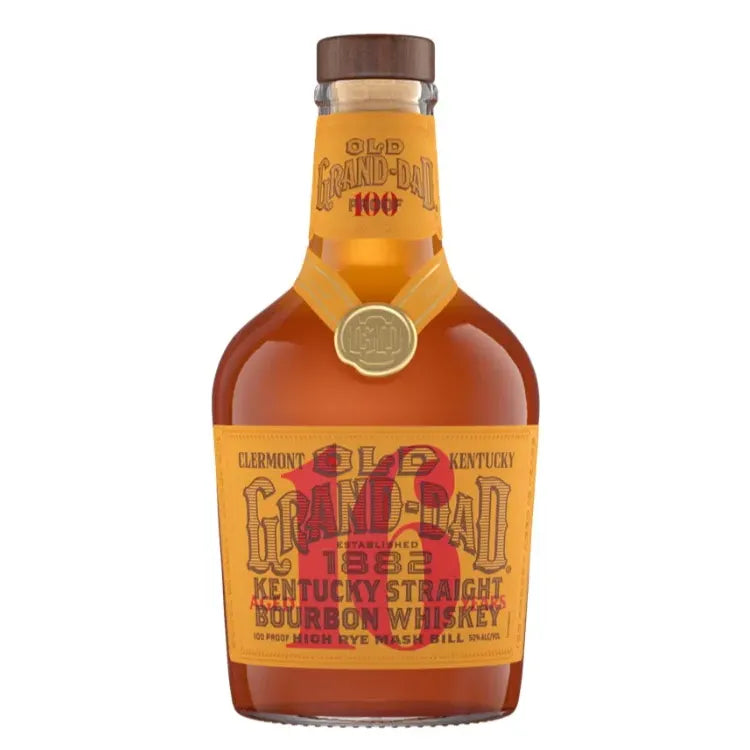 Old Grand -Dad Kentucky Straight Bourbon High Rye Mash Bill 16 year 750 ML