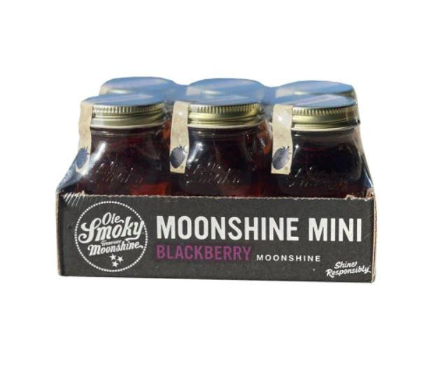 Ole Smoky Blackberry Moonshine Minis (6 pack) 50 ml