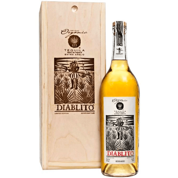 123 Diablito Organic Extra Anejo Tequila 750 ml