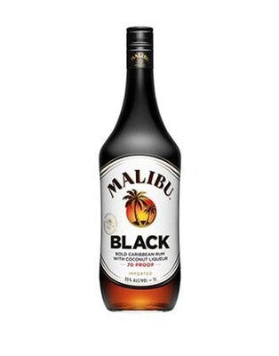 Malibu Malibu Black  Coconut Rum Liqueur 1 L