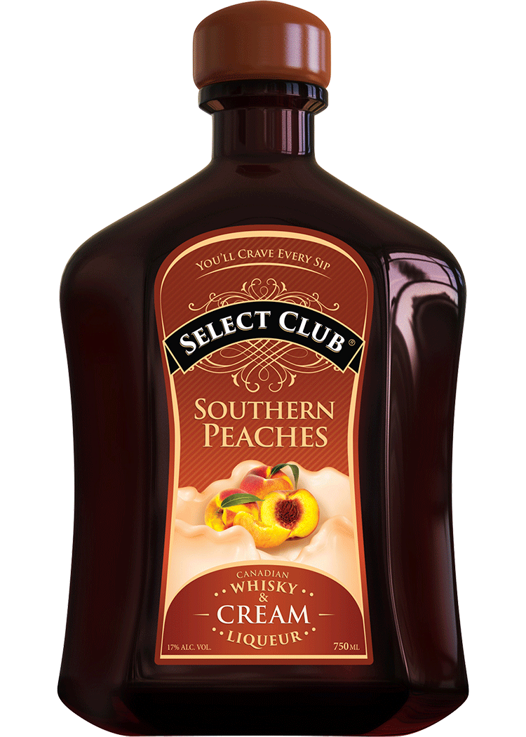 Select Club Southern Peaches Canadian Whisky and Cream Liqueur 750 ml