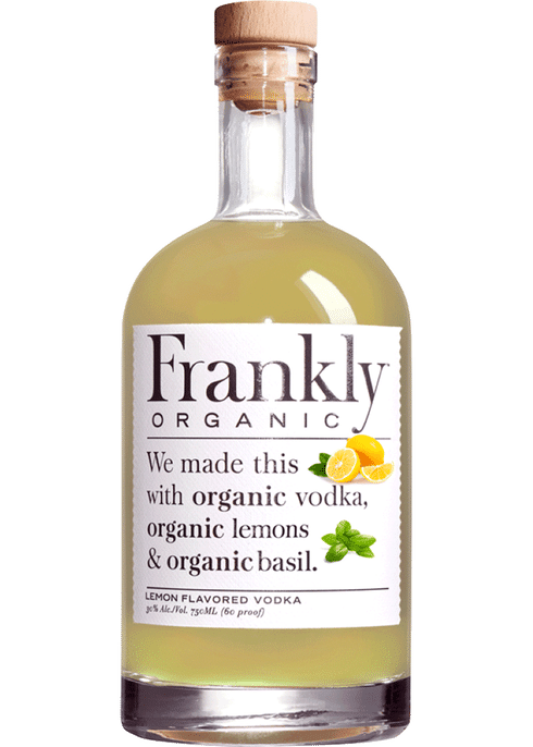 Frankly Organic Lemon Vodka 750 ml