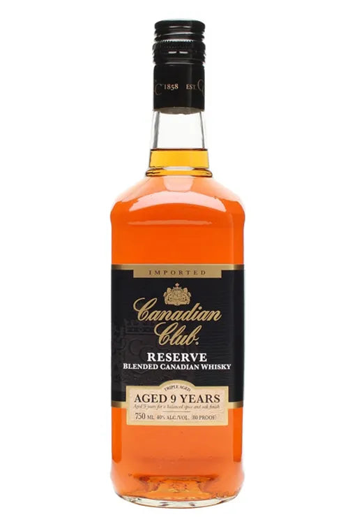 Canadian Club 9 Year Old Reserve Canadian Whisky 750 ml