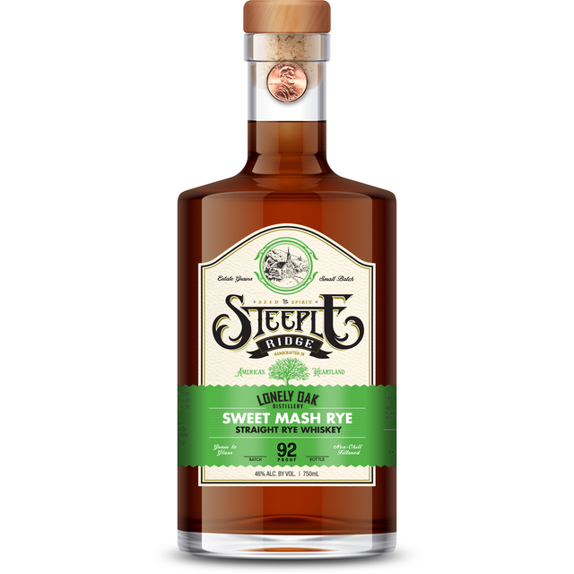 Lonely Oak Steeple Ridge Sweet Mash Rye Straight Rye 750ml