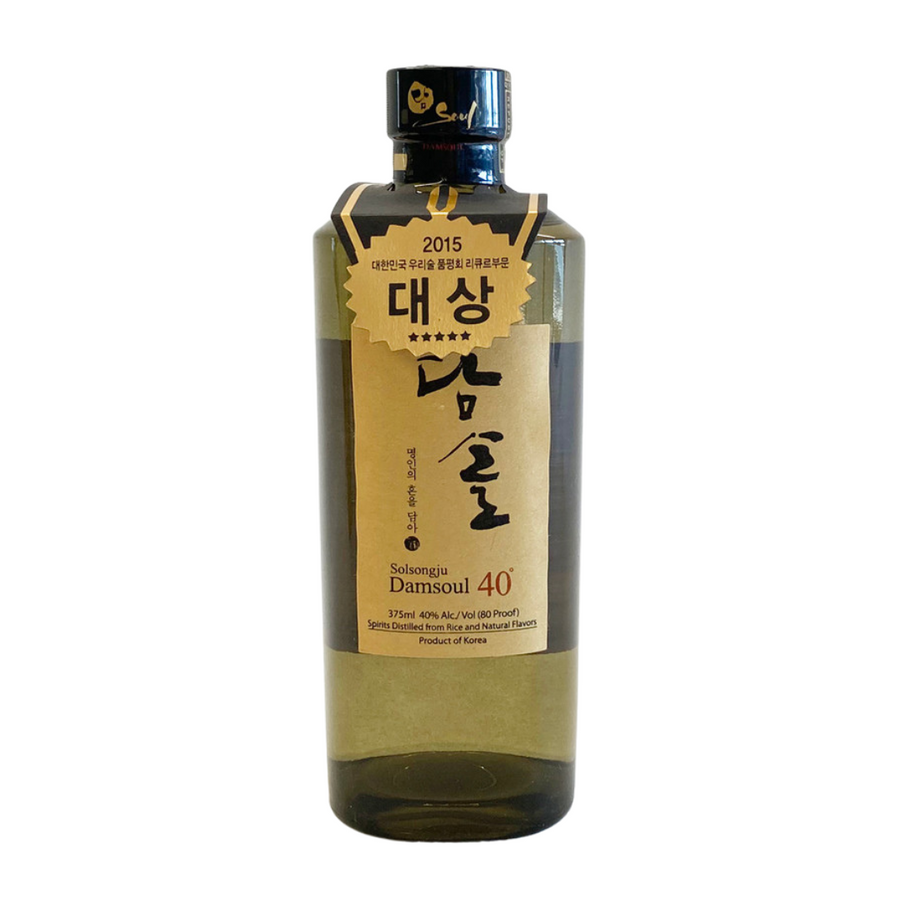 Solsongju Damsoul 40 Spirits Distilled From Rise and Natural Flavors 375