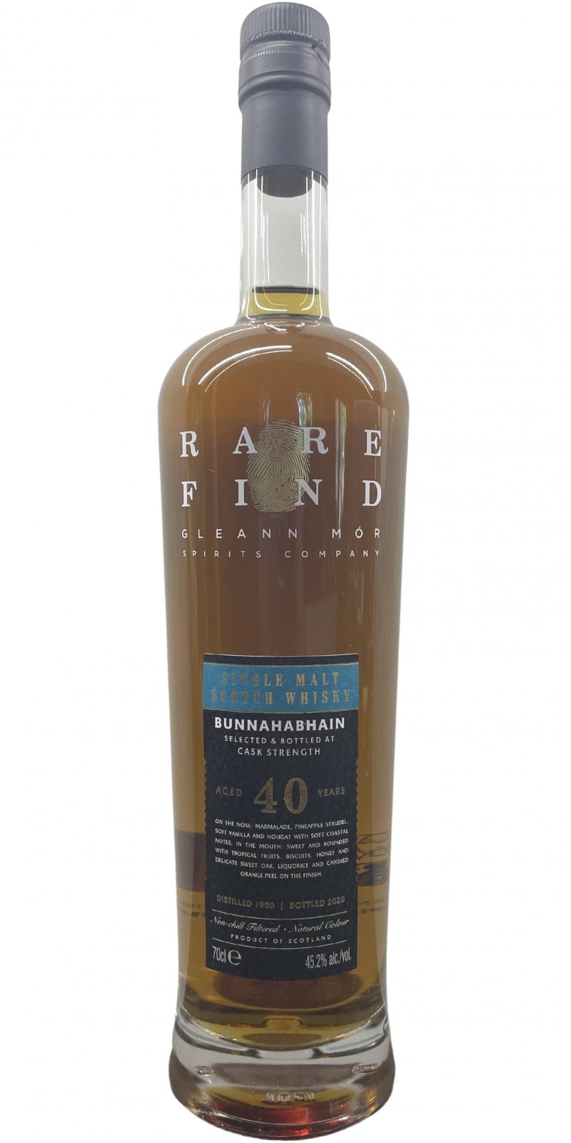 Rare Hare Bunnahabhain Single Scotch 40 year 700 ml
