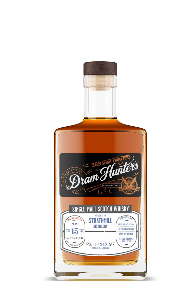 Strathmill Distillery 359 Spirit Purveyors Dram Hunters Rare Cask Series 15 year 700 ml