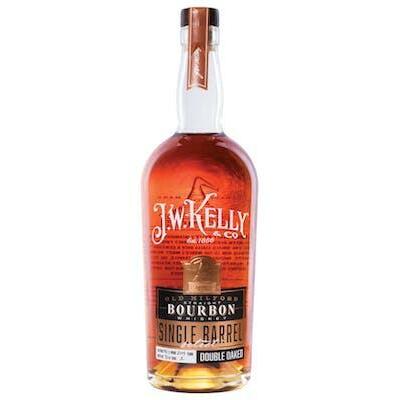 J.W Kelly and Co Old Milford Straight Bourbon Single Barrel Doubled Oaked 750 ml