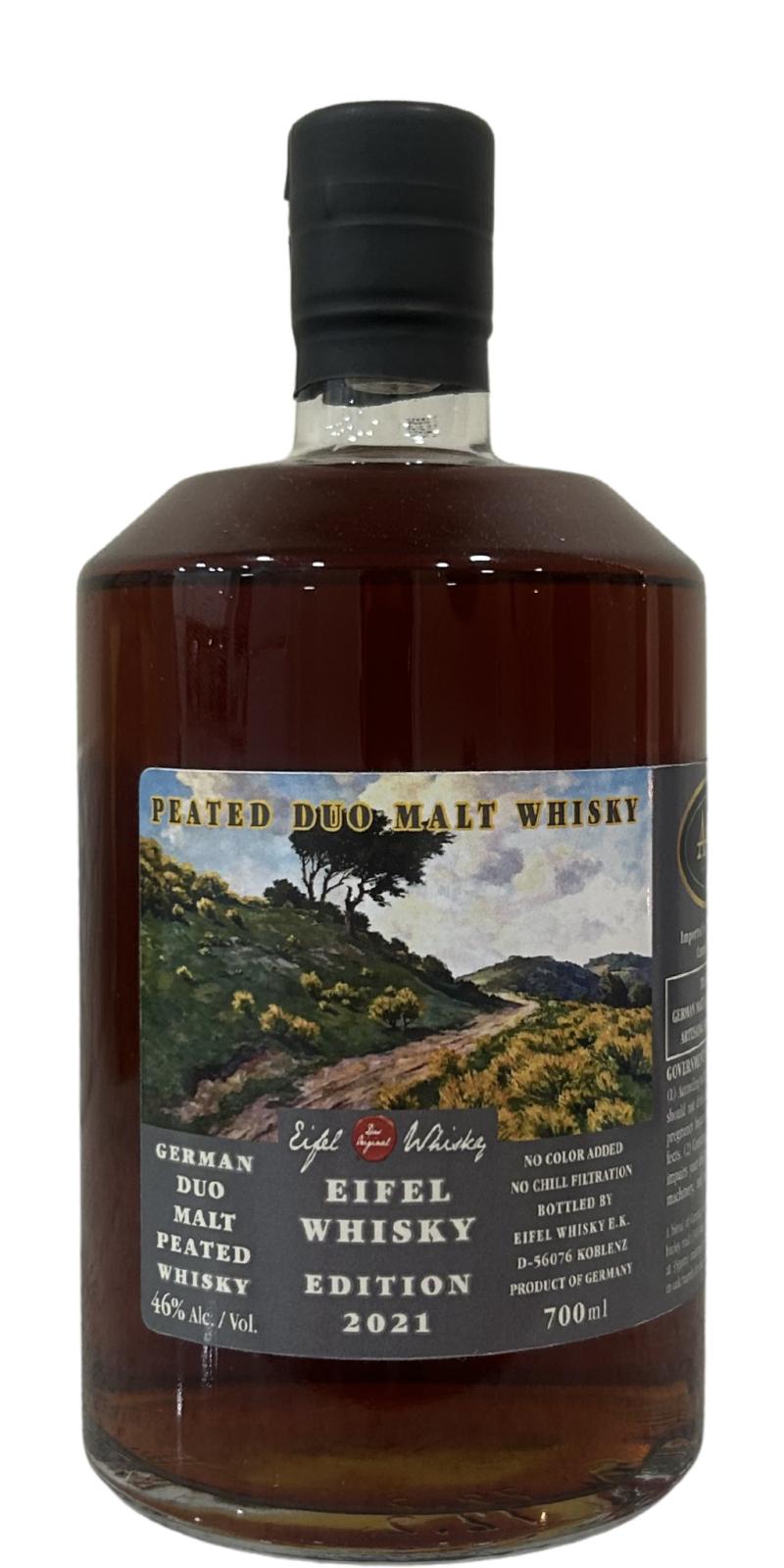 Eifel Whiskey German Duo Malt Peated Whiskey 2021 Edition 700 ml