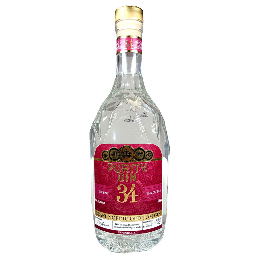 Purity Gin 34 Craft Nordic Old Tom Gin 750 ml