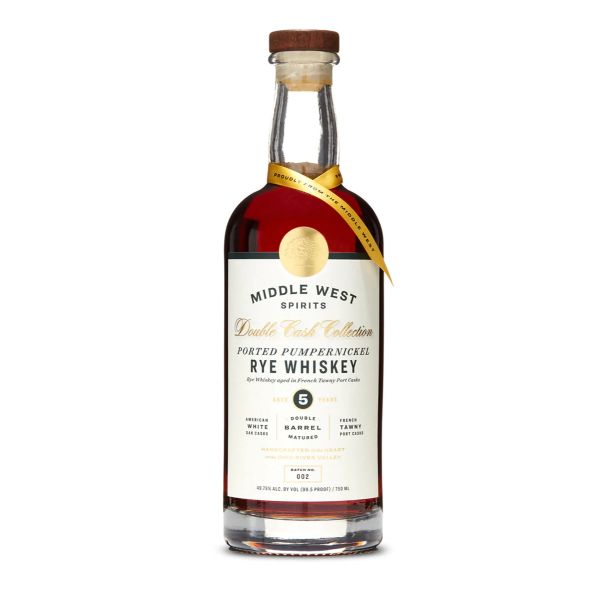 Middle West Spirits Double Cask Collection Ported Pumpernickel Rye Double Barrel Matured 5 year 750 ml