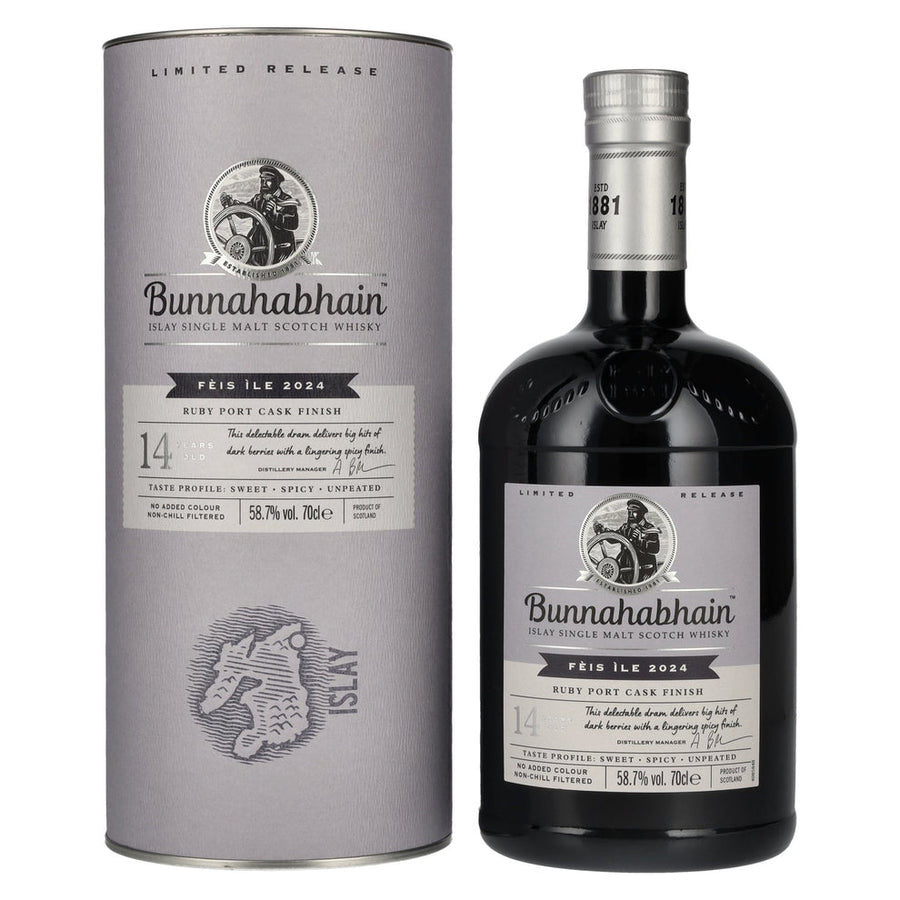 Bunnahabhain Feis Ile 2024 Ruby Port Cask Finish 2024 700 ml