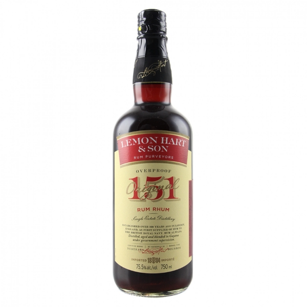 Lemon Hart 151 Rum 750 ml