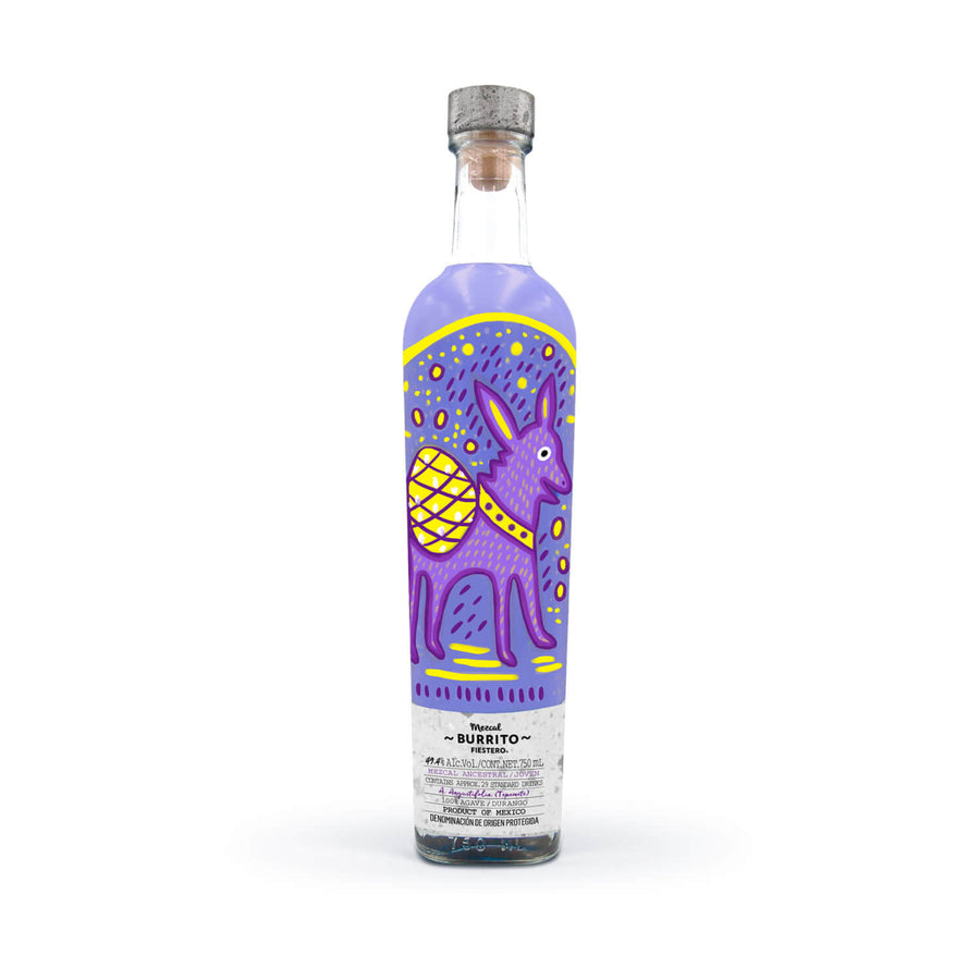 Burrito Fiestero Mezcal Ancestral Joven Tepemete 750 ml