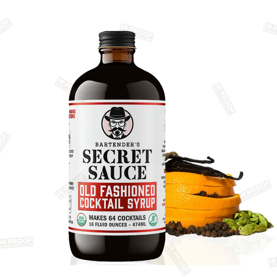 Bartenders Secret Sauce Old Fashioned Cocktail Syrup 237ml