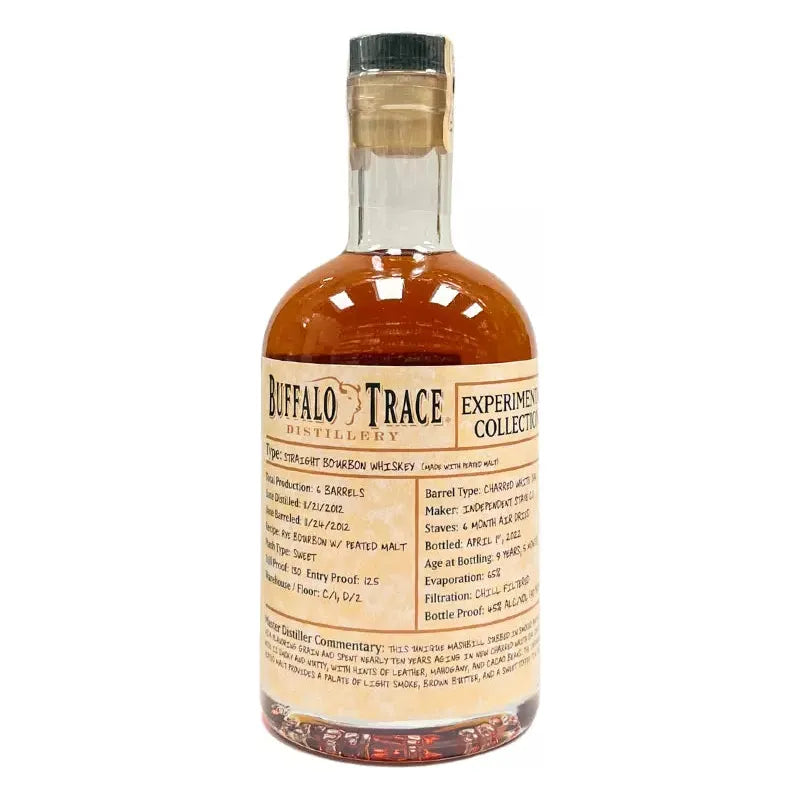 Buffalo Trace Experimental Collection Straight Bourbon Whiskey made with Peated Malt 375ml