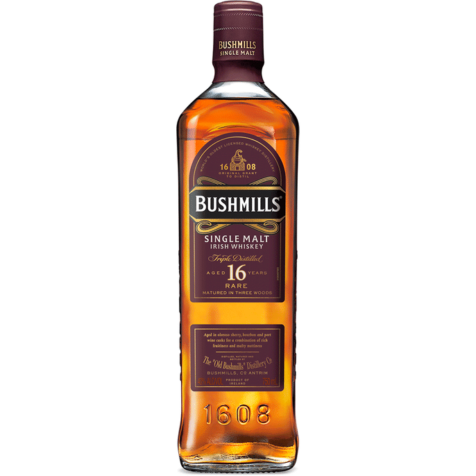 Bushmills 16 Year Single Malt Irish Whiskey 750 ml