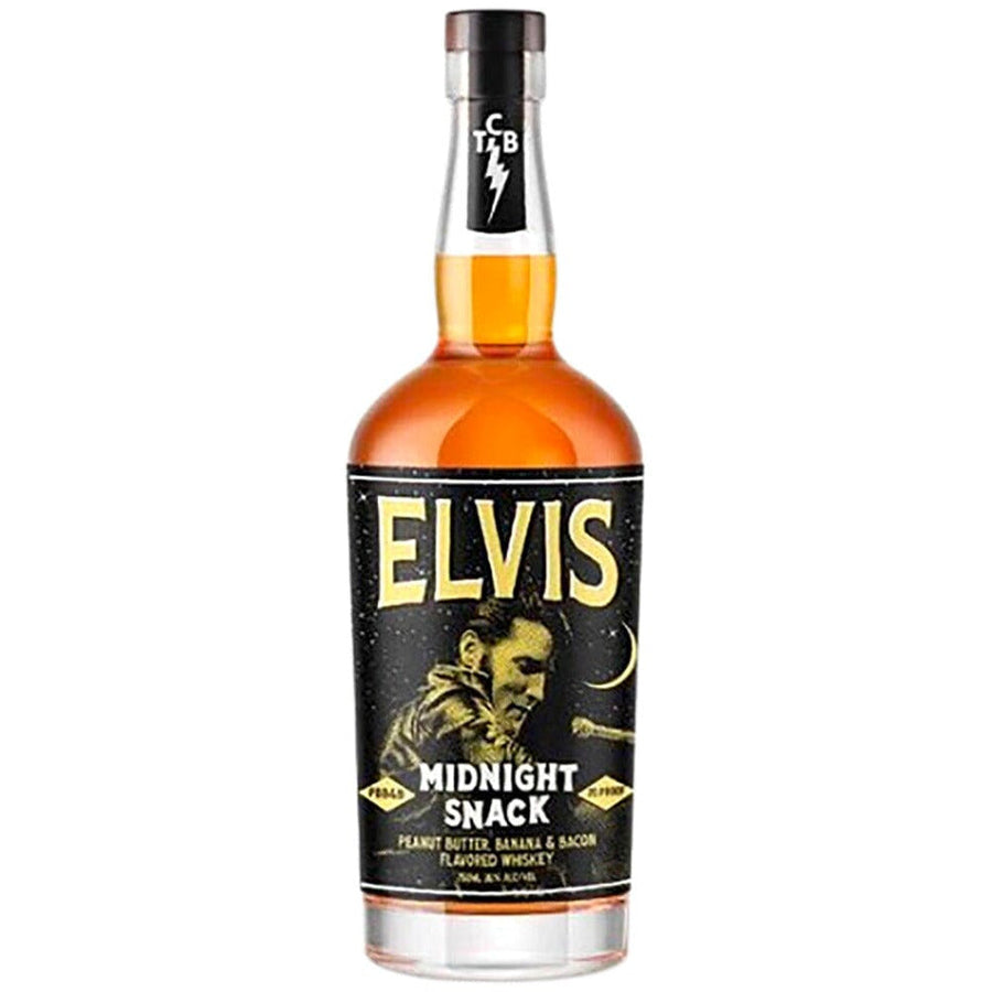 Elvis Midnight Snack Peanut Butter Banana and Bacon Flavored Whiskey 750 ml