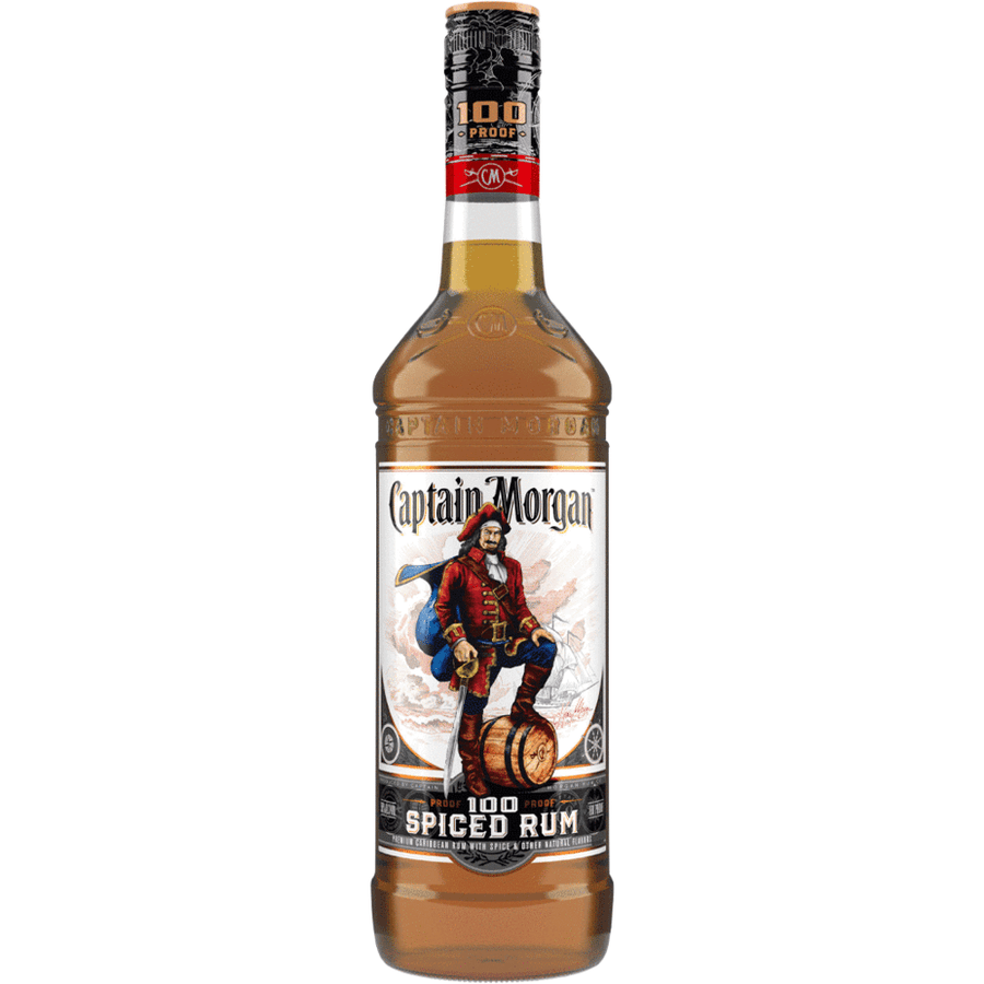 Captain Morgan 100 Proof Spiced Rum 750 ml
