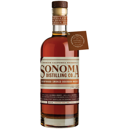 Sonoma Distilling Cherrywood Smoked Bourbon Distiller's Edition (Proof 95.6 ) 750 ml