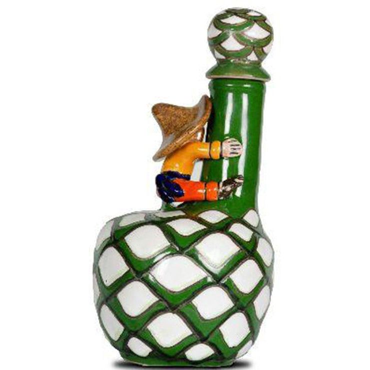 Don Pipocho Extra Anejo white and blue ceramic 750ml