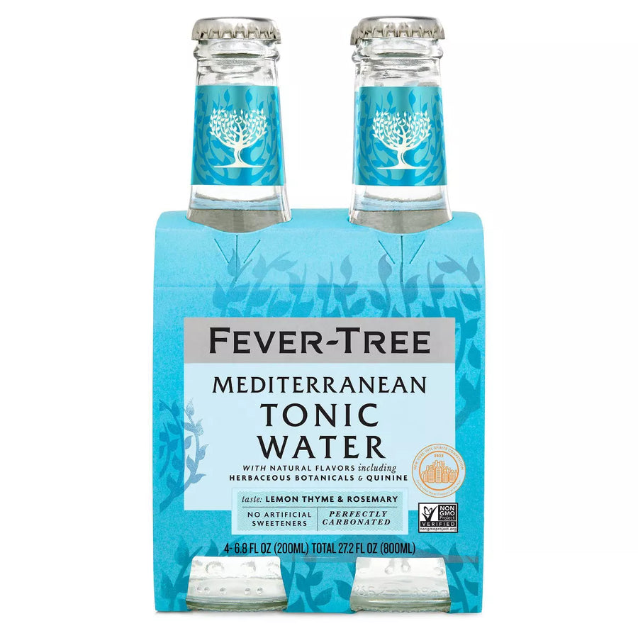 Fever tree Tonic Water Mediterranean (4 pack)