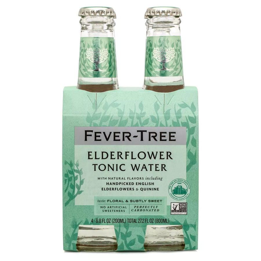 Fever Tree Elderflower Tonic Water (4 pack)