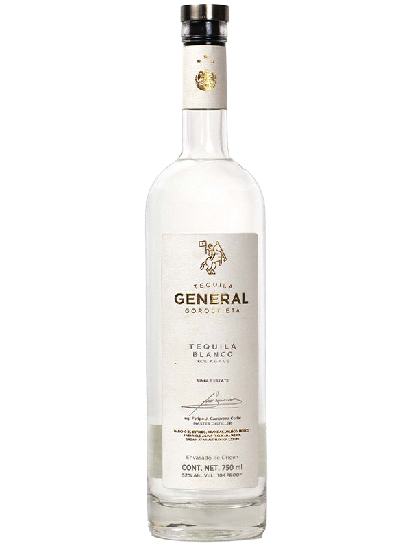 Tequila General Gorostieta Blanco High Proof Single Estate 750 ML