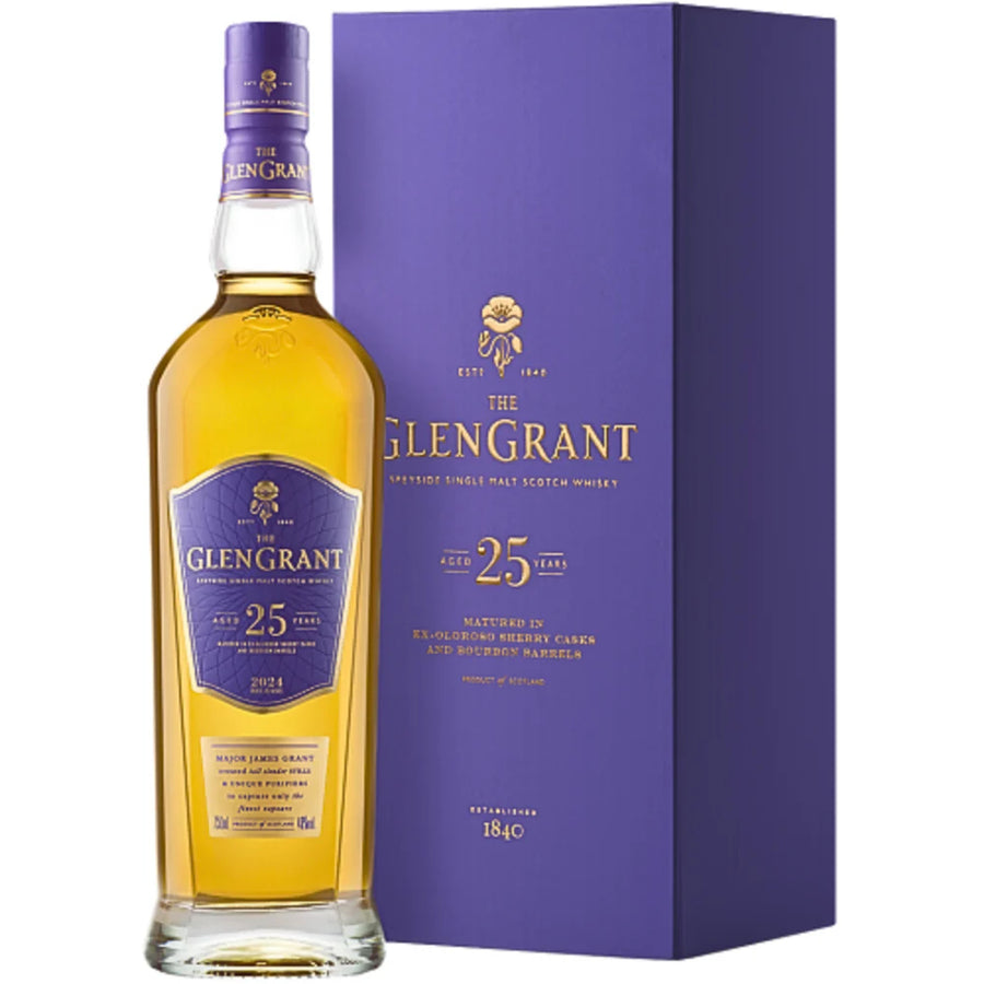 The GlenGrant Speyside Single Malt Scotch 25 year 750 ML