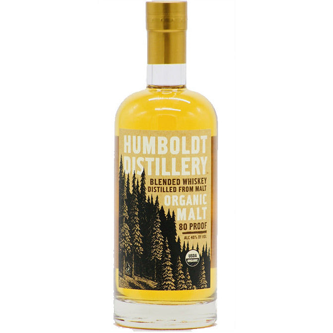 Humboldt Distillery Blended Whiskey Distilled From Malt Organic  Malt 80 Proof 750 ml