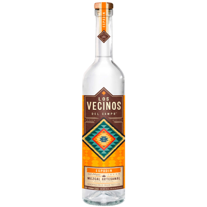 Los Vecinos  Del Campo Espadin Mezcal Joven Artesanal 750 ml