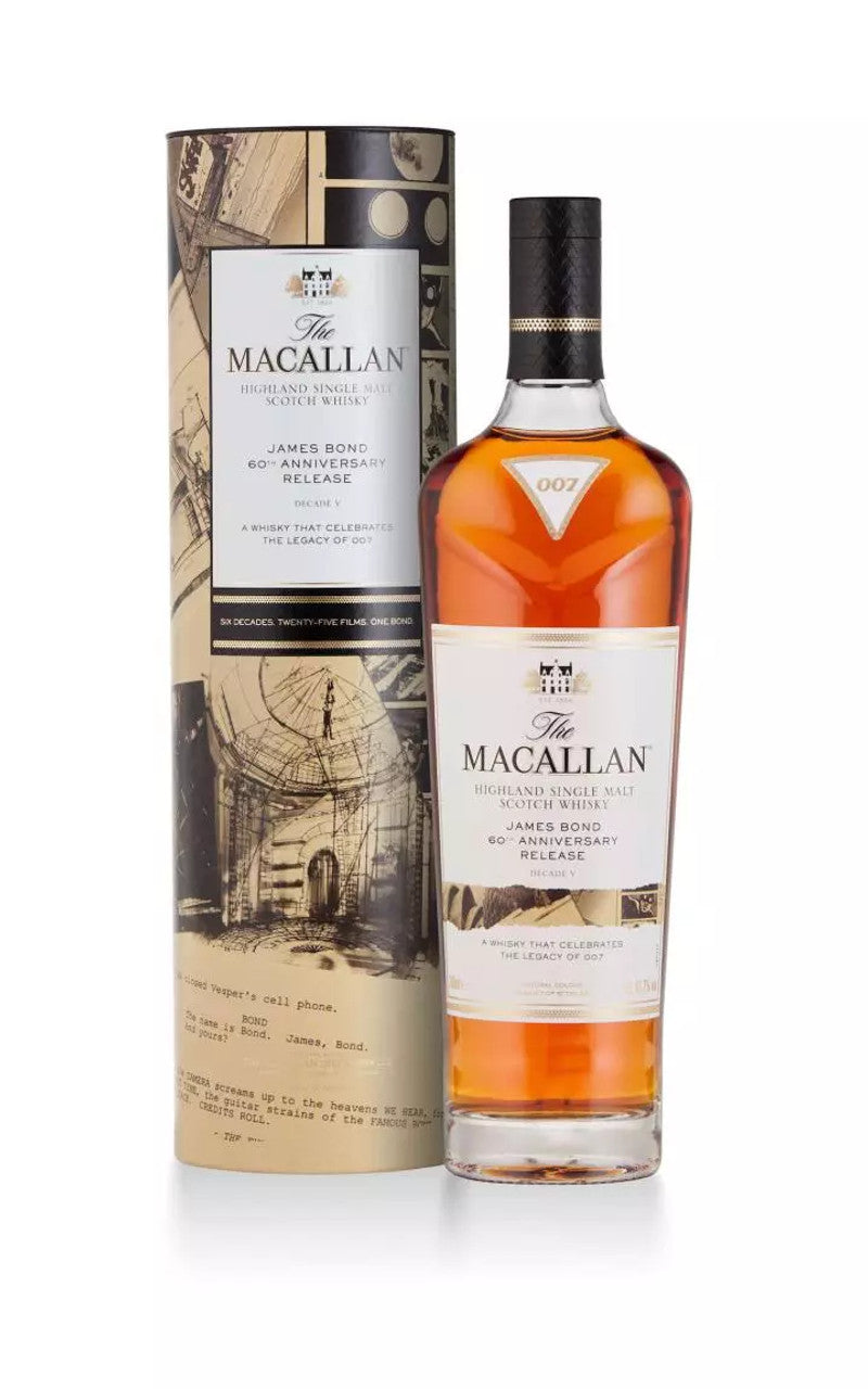 Macallan James Bond 60th Anniversary Release Decade I 700ml