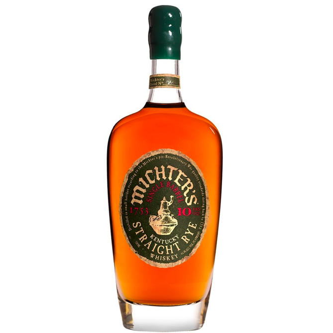 Michters Single Barrel Straight Rye 10 year 750 ml