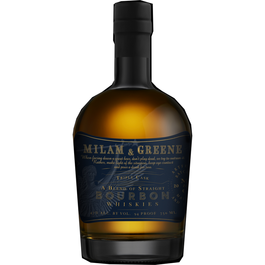 Milam And Greene Triple Cask Straight Bourbon Whiskey 750ml