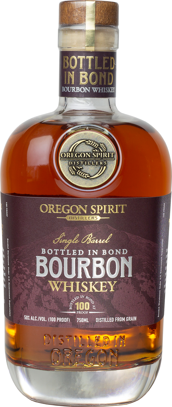 Oregon Spirit Distillers Single Barrel Bottled in Bond 4 year 750 ml
