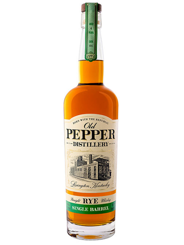 Old Pepper Single Barrel Rye Barrel Proof 750 ml