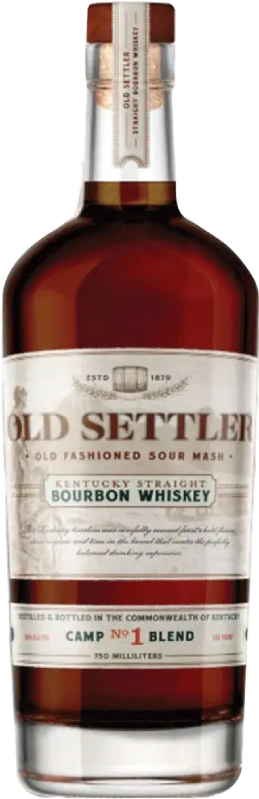 Old Settler Old Fashioned Sour Mash Kentucky Straight Camp no 1 Blend 750 ml