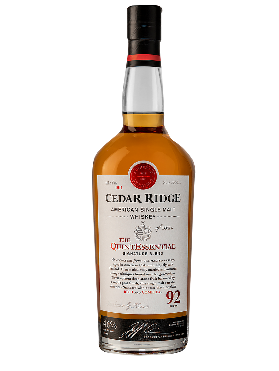Cedar Ridge The Quintessential American 750ml