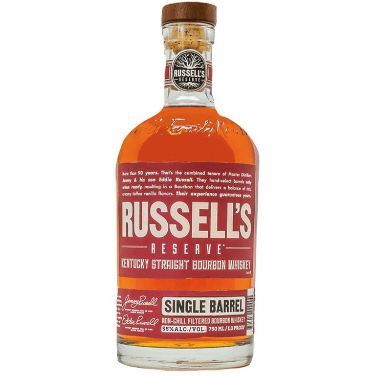 Russells Reserve Straight Bourbon Small Batch Single Barrel 750ml