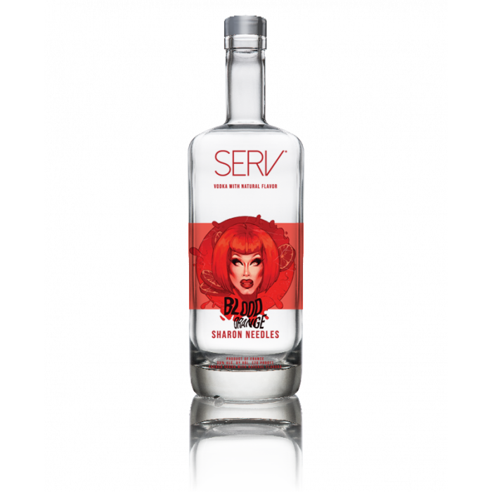 SERV Vodka With Natural Flavor Blood Orange  Sharon Needles 750 ml