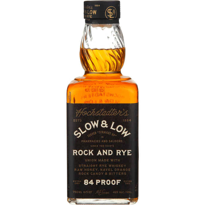 Hochstadters Slow and Low Rock and Rye 84 proof  Straight Rye Whiskey 750 ml