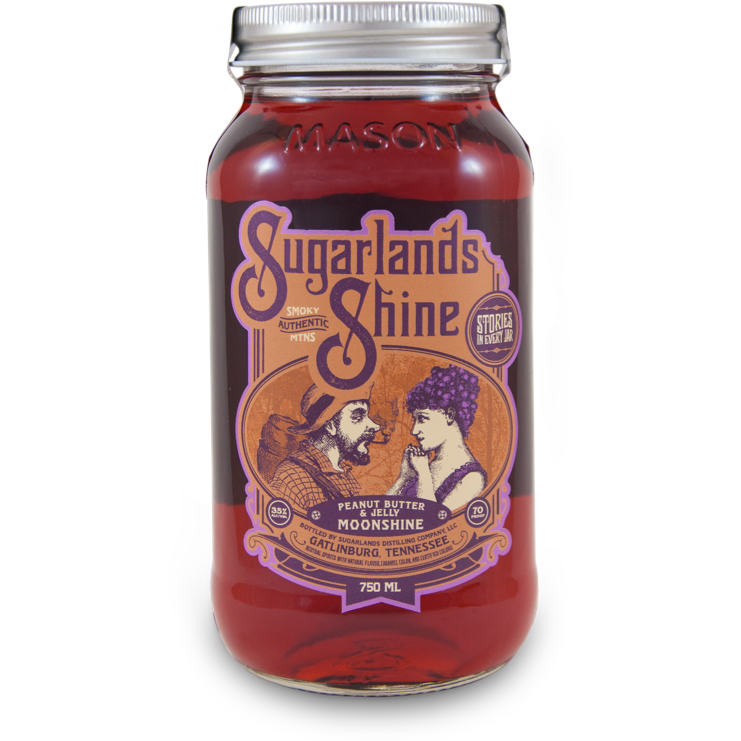 Sugarlands Shine Peanut Butter and Jelly Moonshine 750 ml