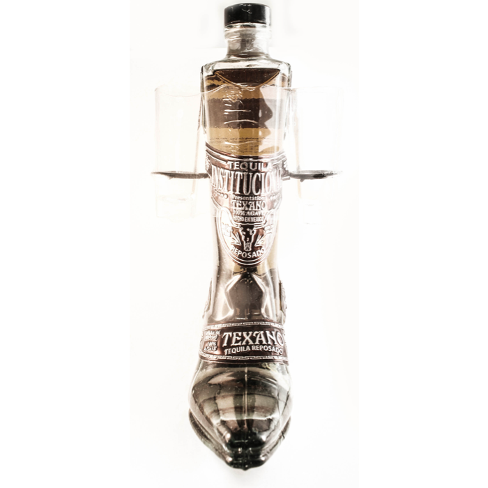 Texano Boot Shaped Bottle Gold Tequila 750 ml