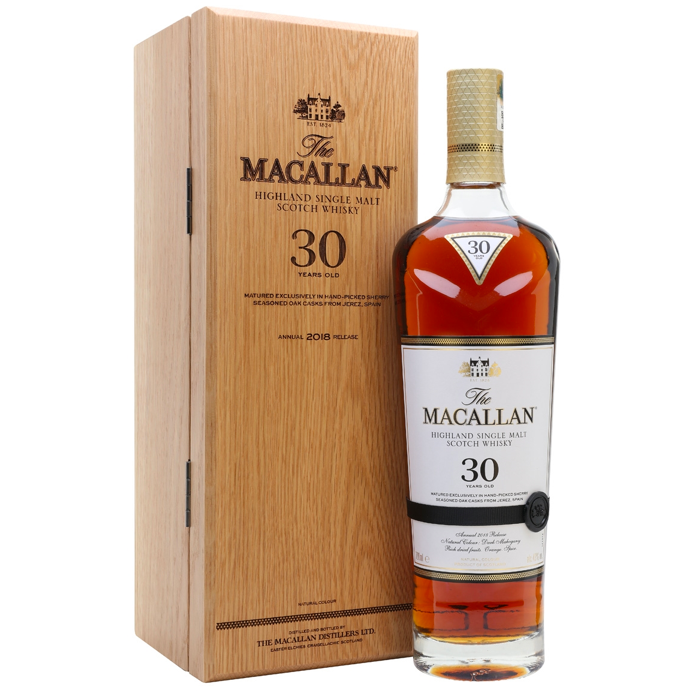 The Macallan 30 Year Old Sherry Oak Single Malt Scotch Whisky 750ml