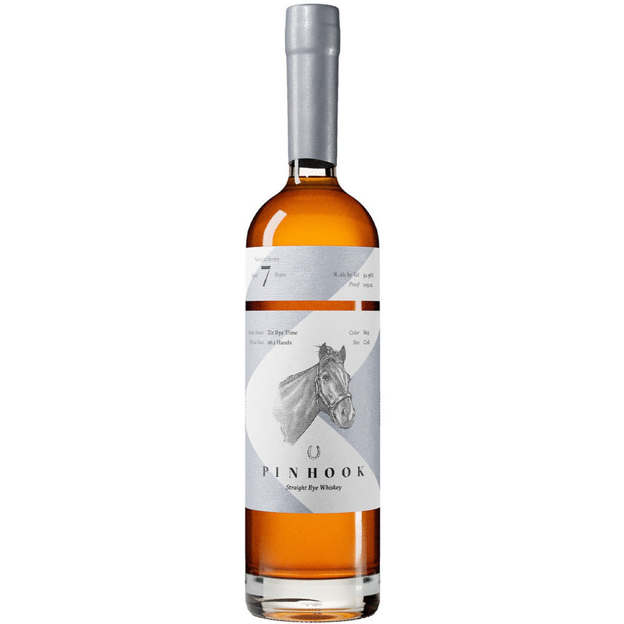 Pinhook Tiz Rye Time Straight Right Whiskey Vertical Series 2023 Silver 7 year 750 ml