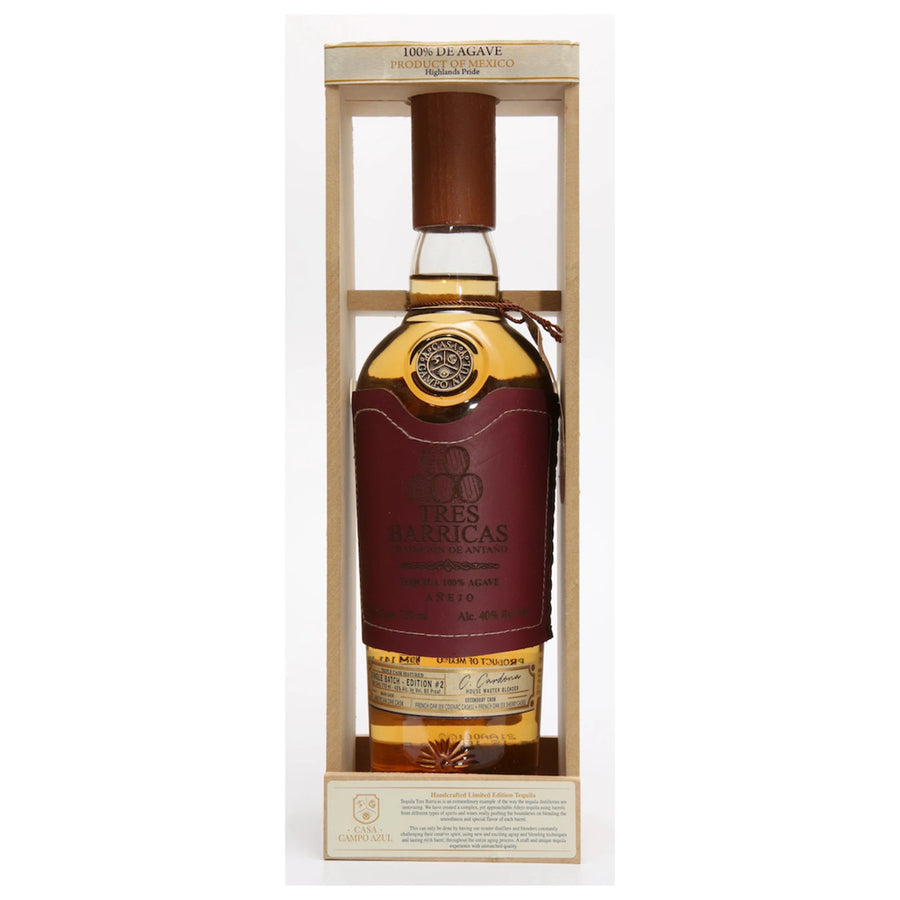 Tres Barricas Anejo #2 Tequila 750ml