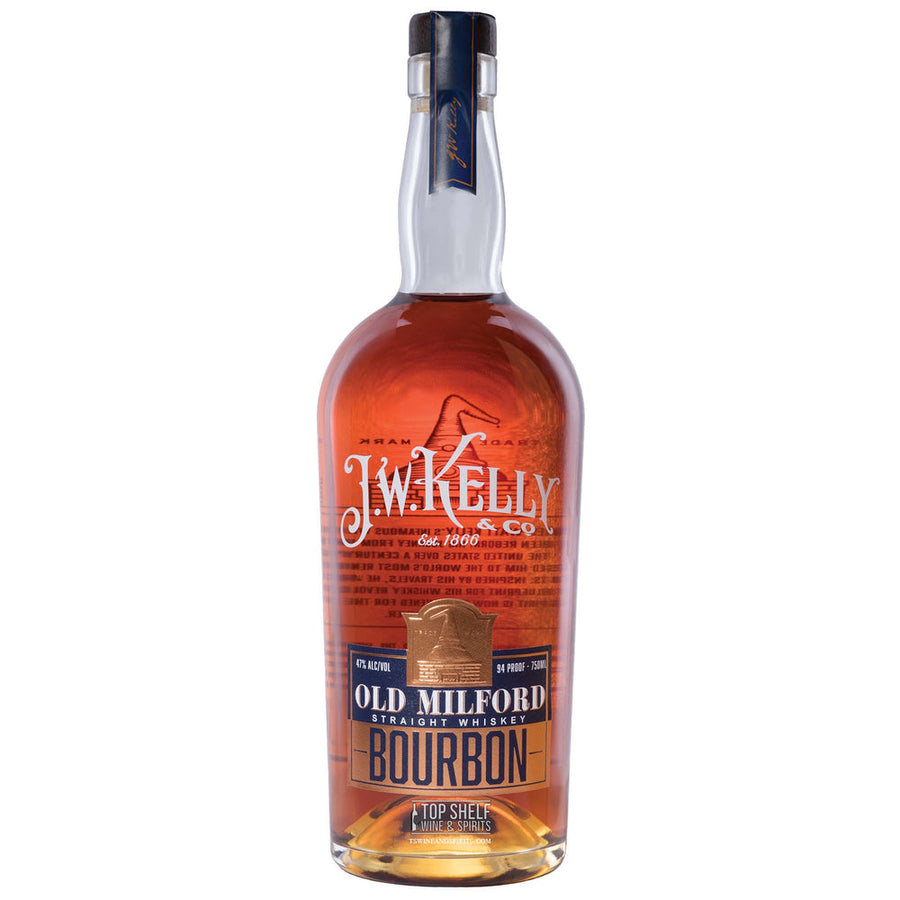 J.W. Kelly and Co Old Milford Straight Bourbon Whiskey 750ml